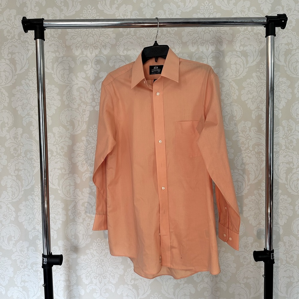Pale orange dress shirt